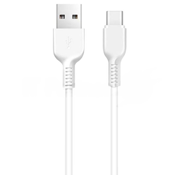 Кабель USB 2.0 HOCO X13, AM/Type-C M, белый, 1м