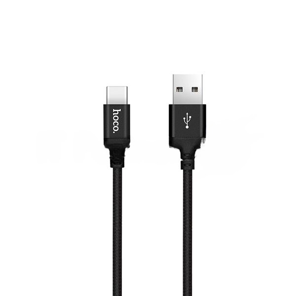 Кабель HOCO X14 USB 2.0, AM/Type-C M, черный, 1м