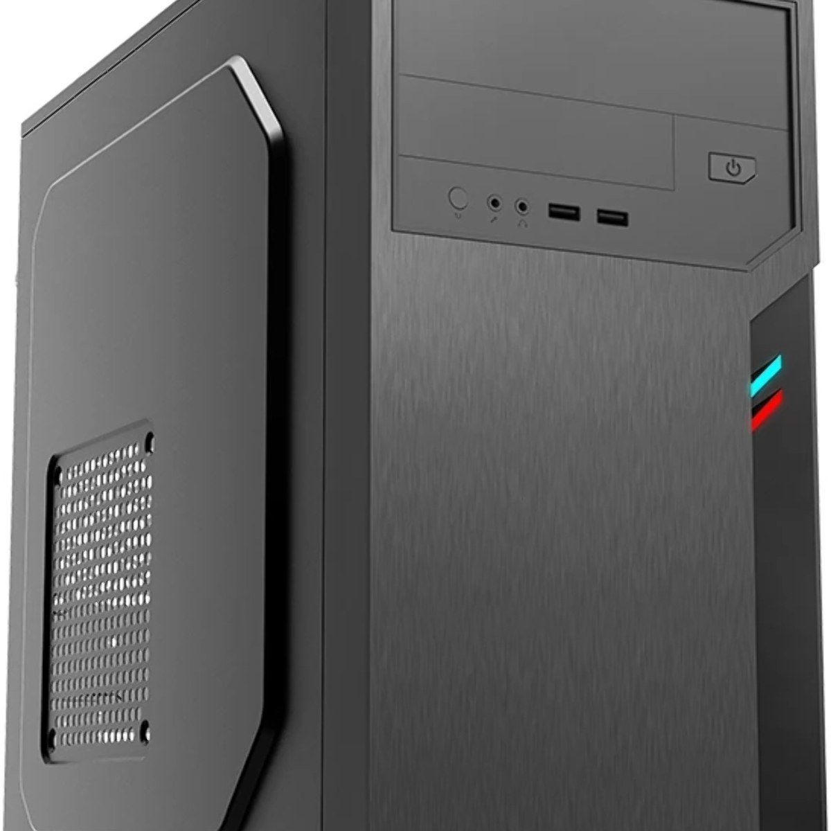 Компьютерный корпус с блоком питания 450Вт. Case Foxline FL-702, mATX, 1x5.25EXT, 1x3.5EXT, 2x3.5INT, 2xUSB 2.0, HDA, w/o FAN, w/450W ATX PSU, w/1.2m EU pwr cord