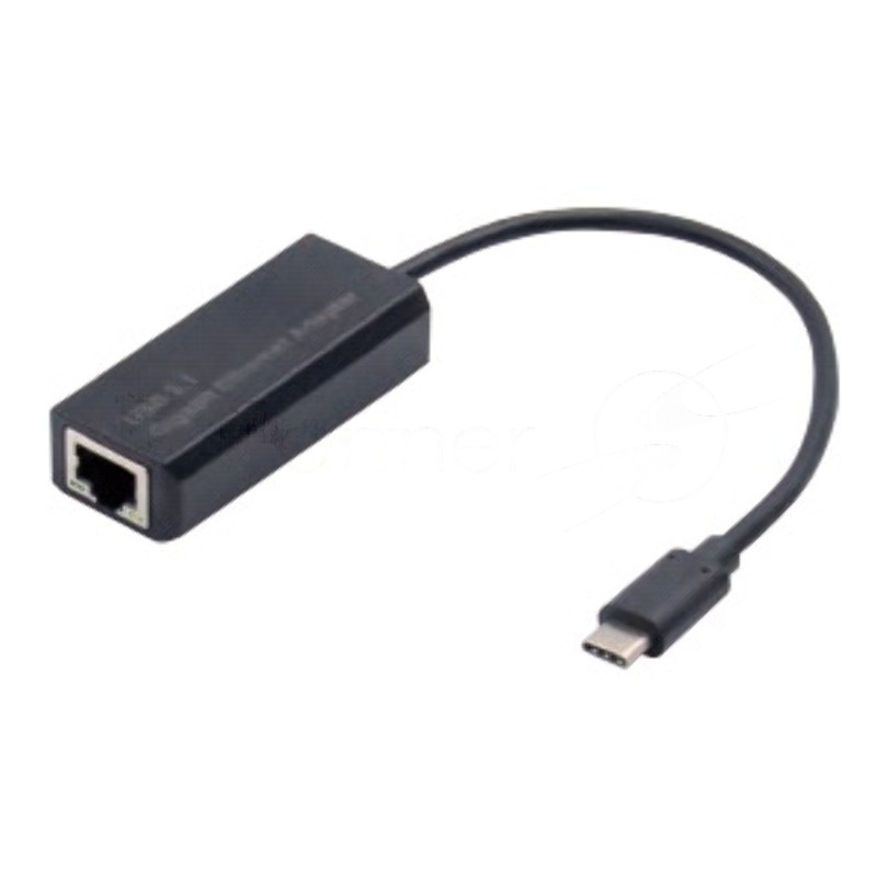 Кабель-адаптер ExeGate EX283721RUS EXE-736 USB3.0 Type-C --> UTP 1000Mbps AX88179