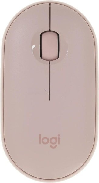 Мышь беспроводная Logitech Pebble M350 розовый, 1000 dpi, радиоканал, Bluetooth, USB, кнопки - 3