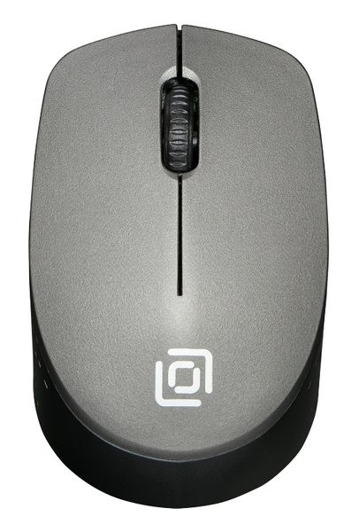 Мышь беспроводная Oklick 486MW серый/черный, 1000 dpi, радиоканал, USB, кнопки - 3