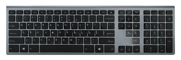 Клавиатура Oklick 890S беспроводная, радиоканал, серый