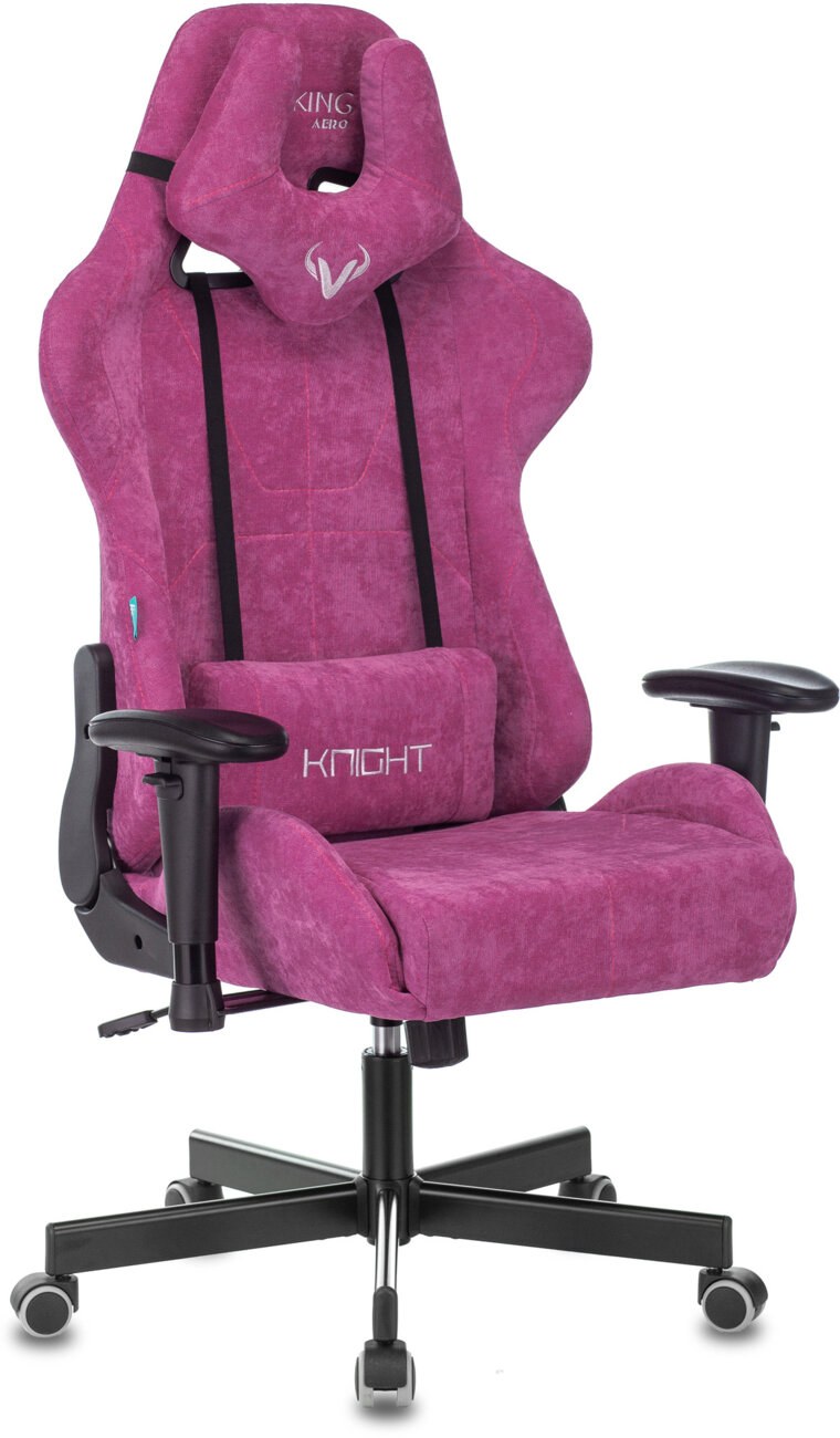 Кресло Бюрократ VIKING KNIGHT LT15 FABRIC малиновый, ткань, 120 кг, механизм качания