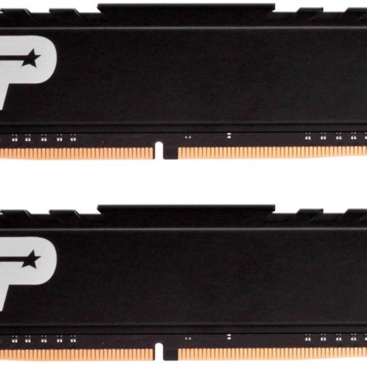 Оперативная память Patriot Signature Premium, DDR4, 32GB (2x16 GB), 3200 MHz, CL22, DIMM, радиатор, черный