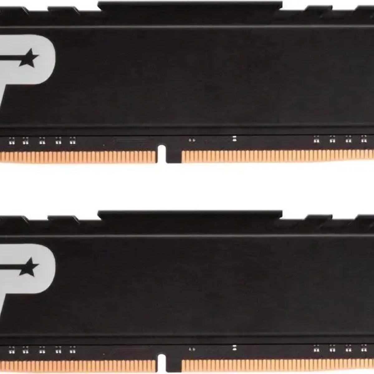 Оперативная память Patriot Signature, DDR4, 16GB (2x8 GB), 3200 MHz, CL22, DIMM, радиатор, черный