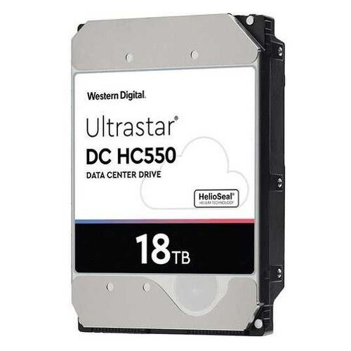 Жесткий диск HDD WD Ultrastar DC HC550 18Tb 7200rpm SATA 512Mb 3.5"
