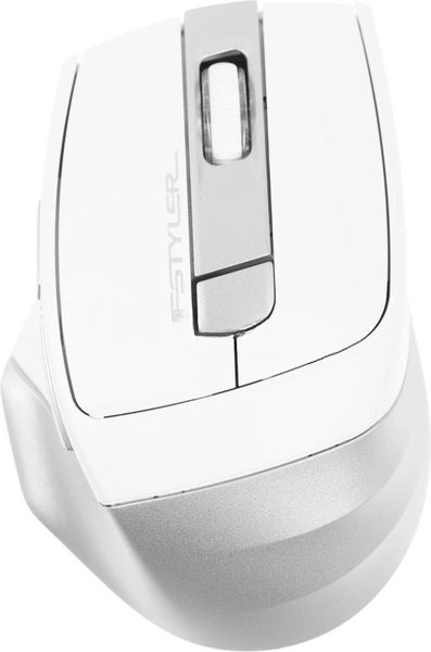 Мышь беспроводная A4Tech Fstyler FB35 белый/серый, 2000 dpi, радиоканал, Bluetooth, USB, кнопки - 6