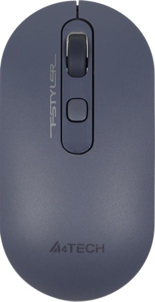 Мышь беспроводная A4Tech Fstyler FG20 пепельный/синий, 2000 dpi, радиоканал, USB, кнопки - 4
