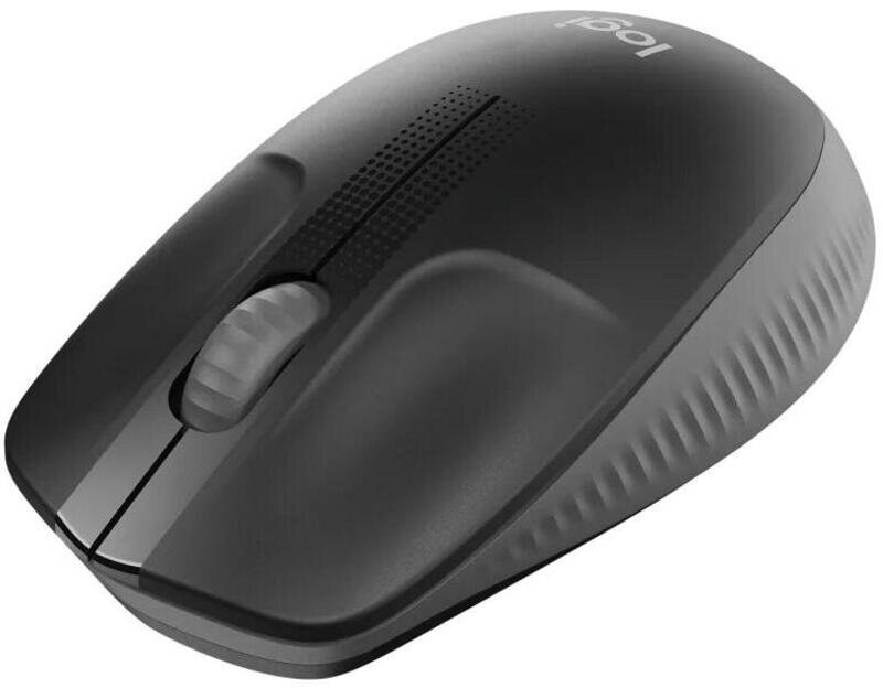 Мышь беспроводная Logitech M190 черный, 1000 dpi, радиоканал, USB, кнопки - 3