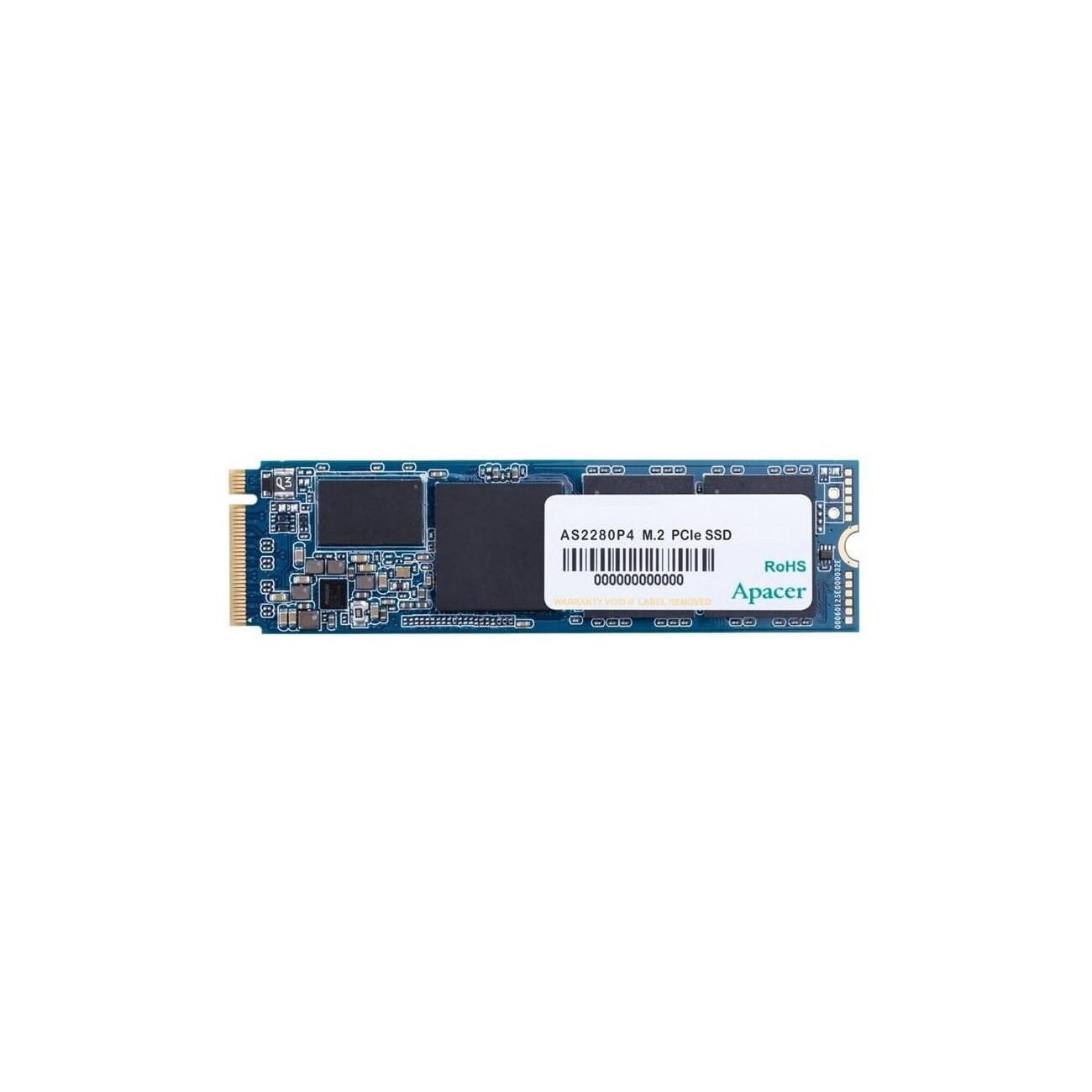 Накопитель SSD Apacer 1Tb, M.2 2280, AS2280P4 PCIe 3.0 x4, NVMe, R/W 3000/2000