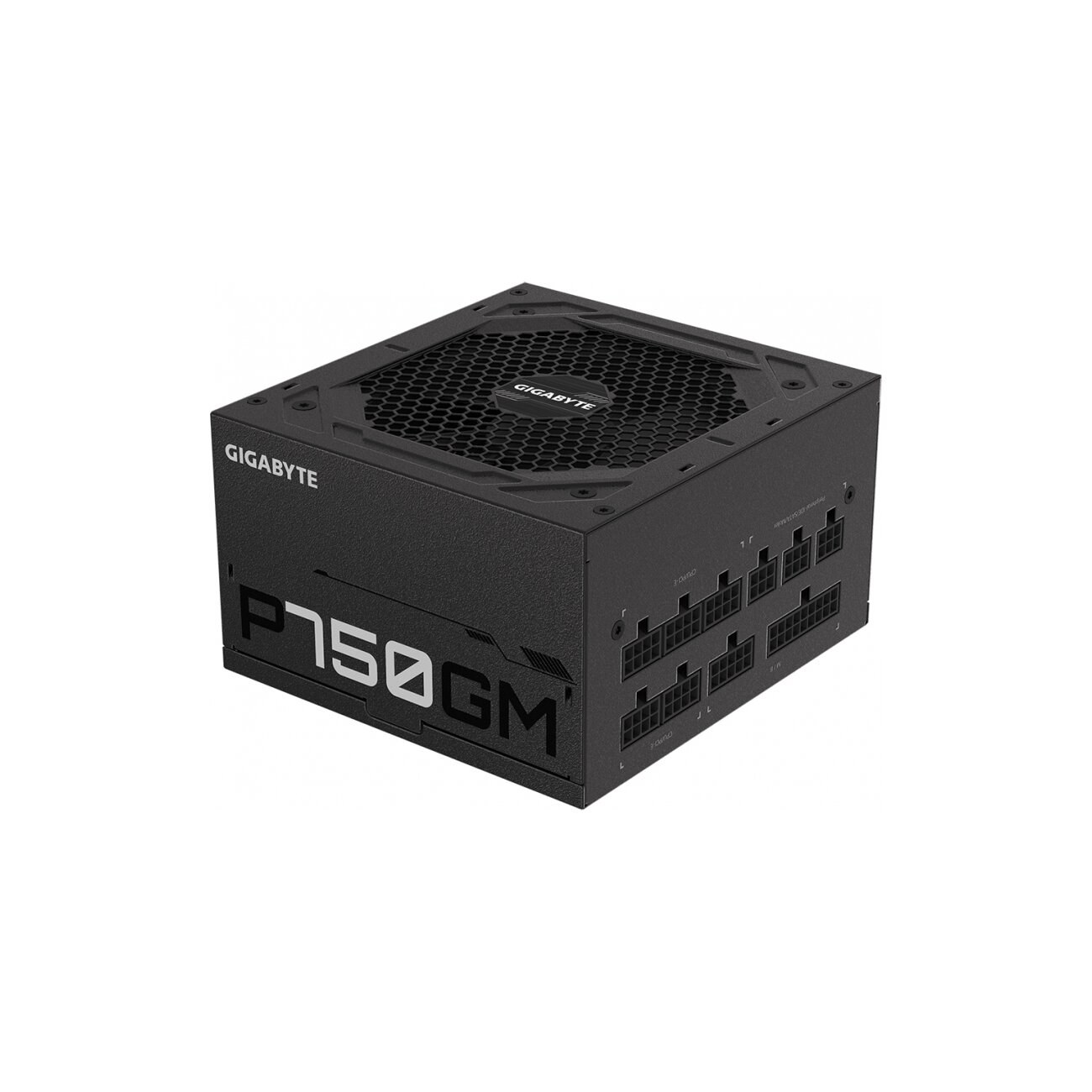 Блок питания Gigabyte P750GM (GP-P750GM), 750Вт, 80 PLUS Gold, 120мм, модульный, черный