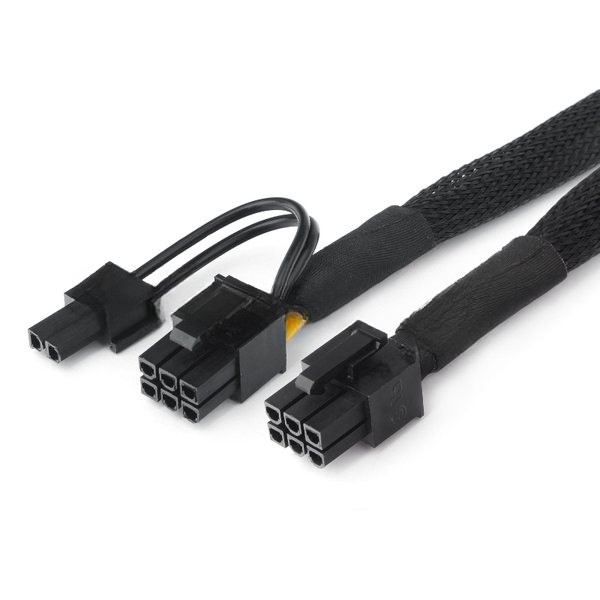 Кабель питания Cablexpert CC-PSU-86 PCI-Express 6-пин на 6+2 пин, 0.8 м