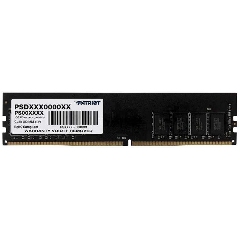Оперативная память Patriot Signature, DDR4, 16GB (1x16 GB), 2400 MHz, CL17, DIMM