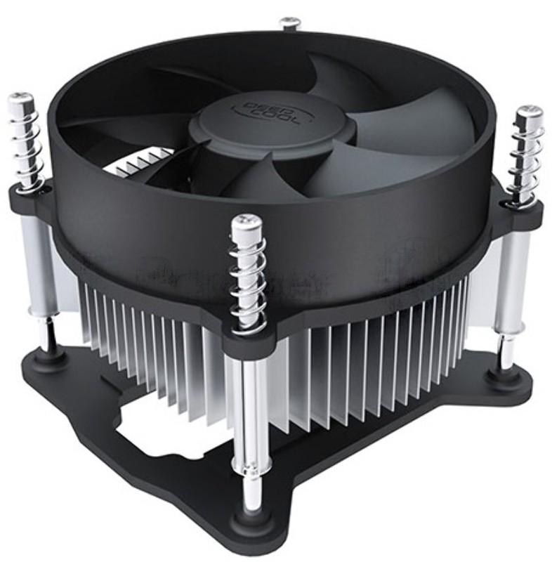 Кулер для процессора DEEPCOOL CK-11508 PWM черный, 92 мм, алюминий, 2200 об/мин, 30.1 дБ, 4 pin, 65 Вт, 70 мм