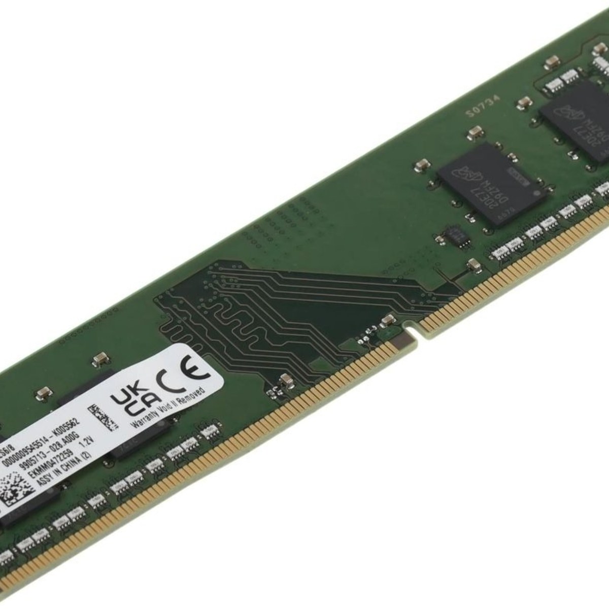 Оперативная память Kingston ValueRAM, DDR4, 8GB (1x8GB), 3200MHz, CL22, DIMM