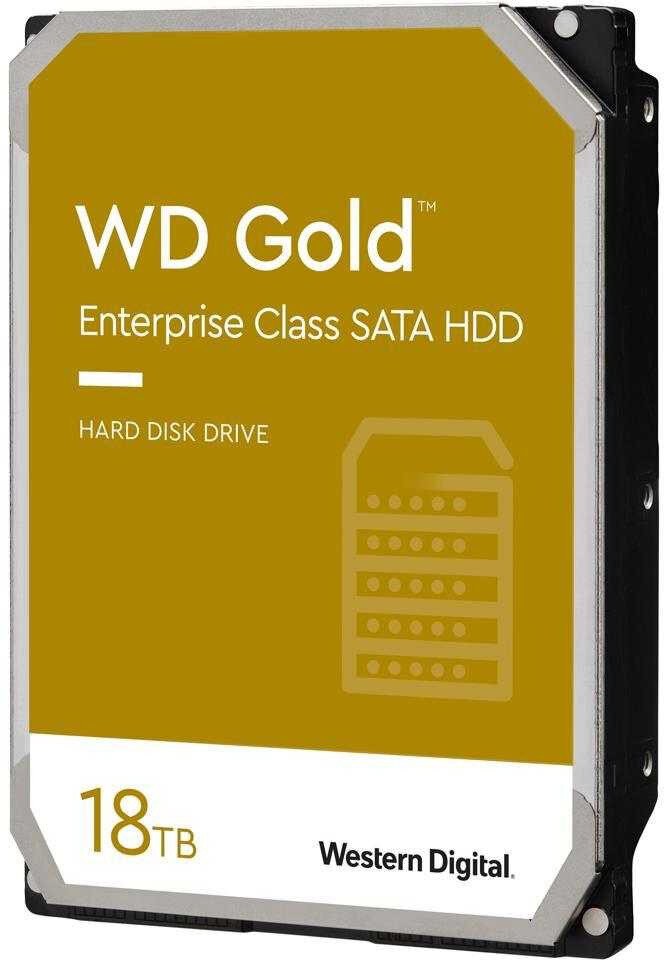 Жесткий диск HDD WD Gold 18Tb 7200rpm SATA 512Mb 3.5"