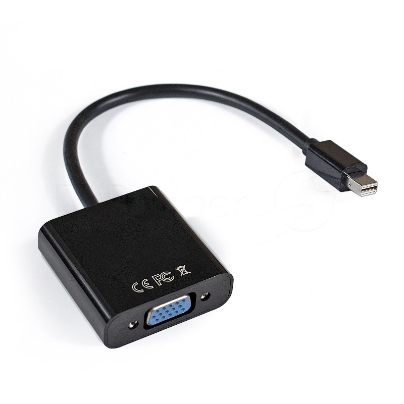 Кабель-переходник ExeGate EX284923RUS miniDisplayPort-VGA ExeGate EX-mDPM-VGAF-0.15 (mini20M/15F, 0,15м)