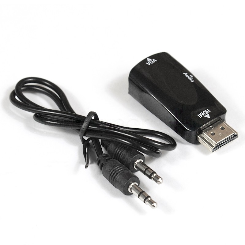 Переходник ExeGate EX284927RUS HDMI-VGA ExeGate EX-HDMIM-VGAF-C (19M/15F)