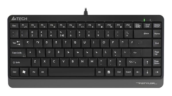 Клавиатура проводная A4Tech Fstyler FK11 USB серый/черный
