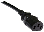 Шнур питания Lanmaster C13-Schuko угловая, 3х0.75, 220В, 10А, черный, 1 метр
