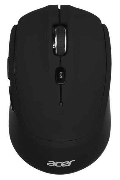 Мышь беспроводная Acer OMR040 черный, 1600 dpi, радиоканал, USB, кнопки - 6