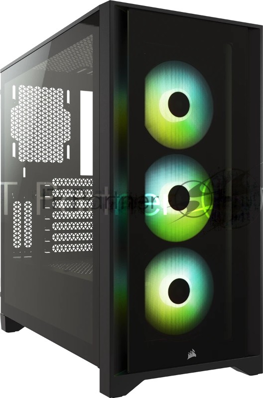 Компьютерный корпус Corsair iCUE 4000X RGb CC-9011204-WW Tempered Glass Mid-Tower, Black