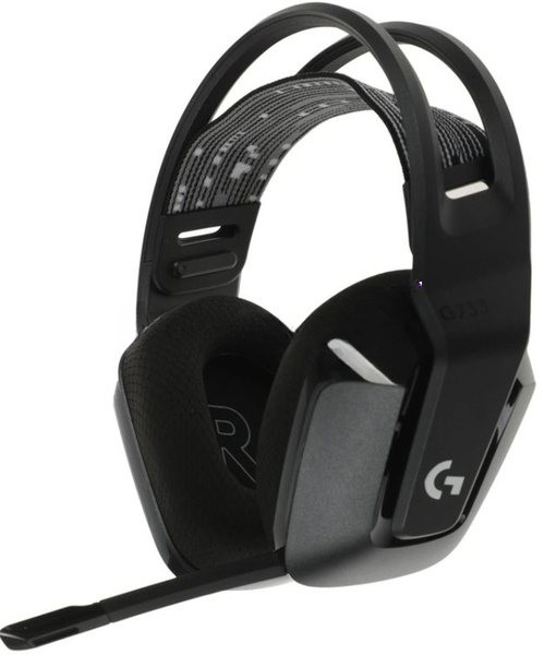 Гарнитура Logitech G733 чёрный, беспроводная, 2.4 ГГц, до 29 ч, LIGHTSYNC RGB