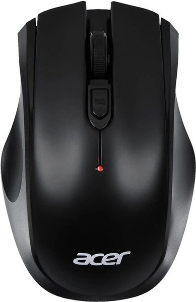 Мышь беспроводная Acer OMR030 черный, 1600 dpi, радиоканал, USB, кнопки - 4