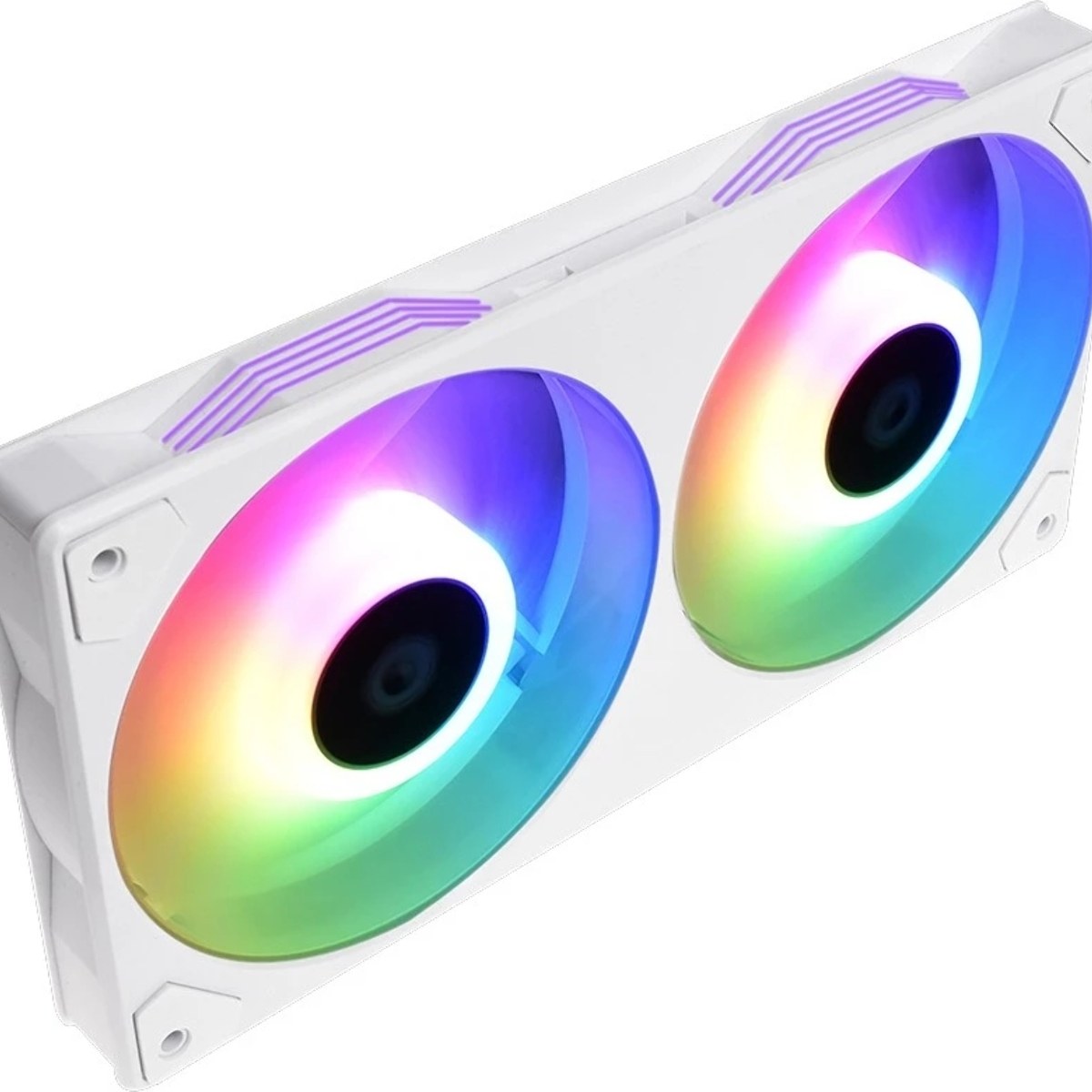 Вентилятор ID-COOLING ICEFAN 240 ARGb SNOW белый 120мм 2000rpm 31db 4-pin