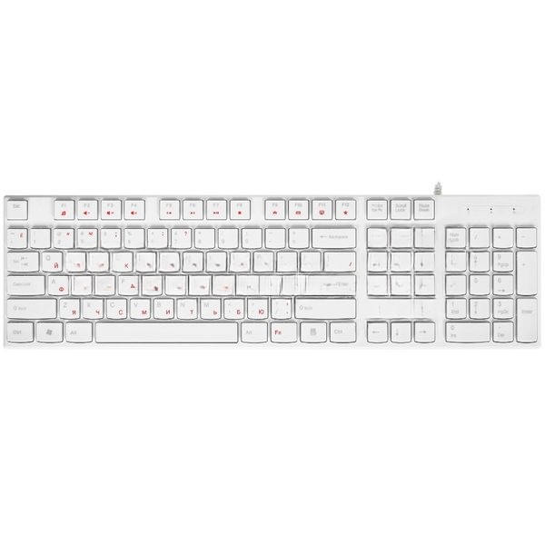 Клавиатура проводная мультимедийная Smartbuy ONE 238 USB белая (SBK-238U-W)/20