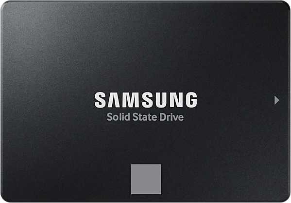 Накопитель SSD Samsung 870 EVO, 250Gb, SATA III, 2.5", R/W 560/530