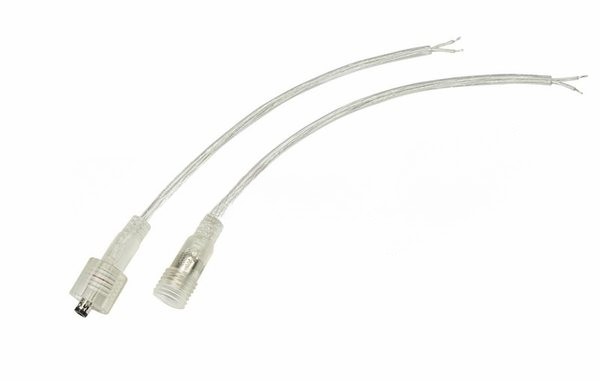 Соединительный кабель Rexant (2pin) герметичный (IP67) 2х0.35мм² прозрачный