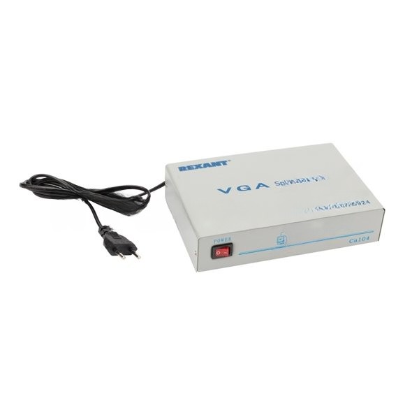 Делитель Rexant гнездо VGA на 4 гнезда VGA, 150 МГц, металл