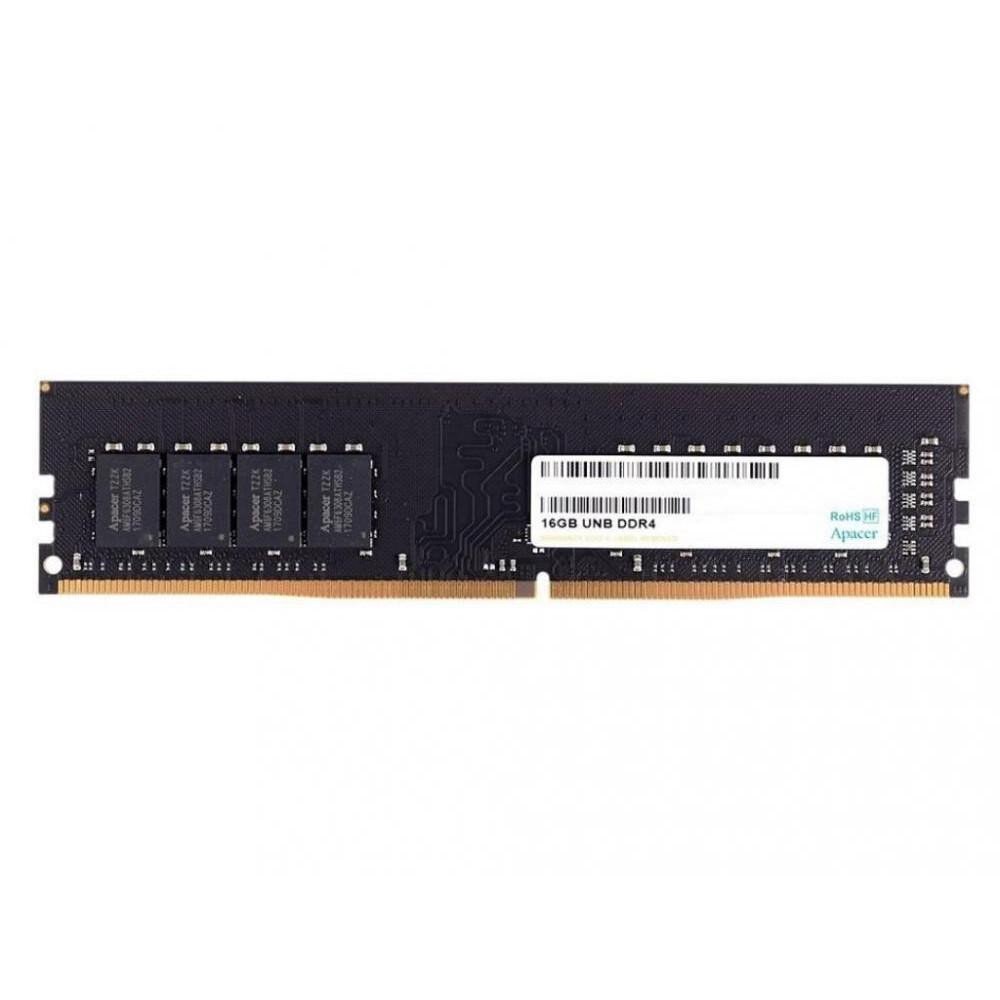 Оперативная память Apacer DDR4 16Gb 2666MHz UDIMM (PC4-21300) CL19 1.2V (Retail) 2024*8 (AU16GGb26CRBBGH/EL.16G2V.PRH)
