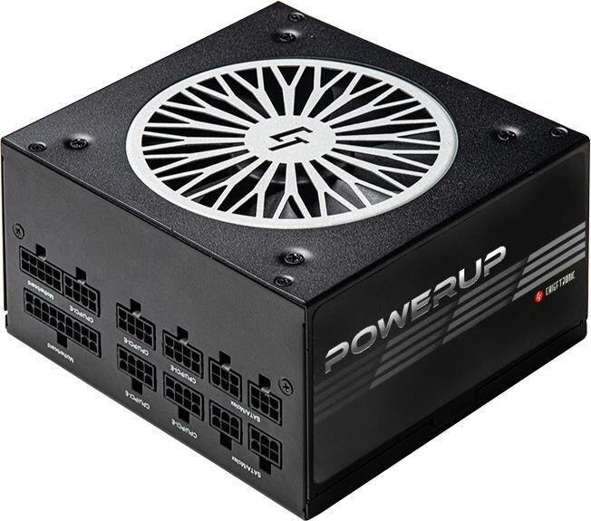 Блок питания Chieftec PowerUP 550W, 550Вт, 80+ Gold, 120мм, модульный, черный