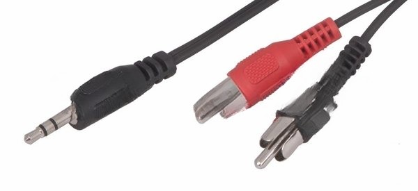 Шнур Rexant Стерео 3,5 мм - 2 RCA, 3 м (10 шт./уп.)