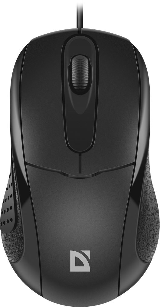 Мышь проводная Defender Standard MB-580 черный, 1000 dpi, USB, кнопки - 3