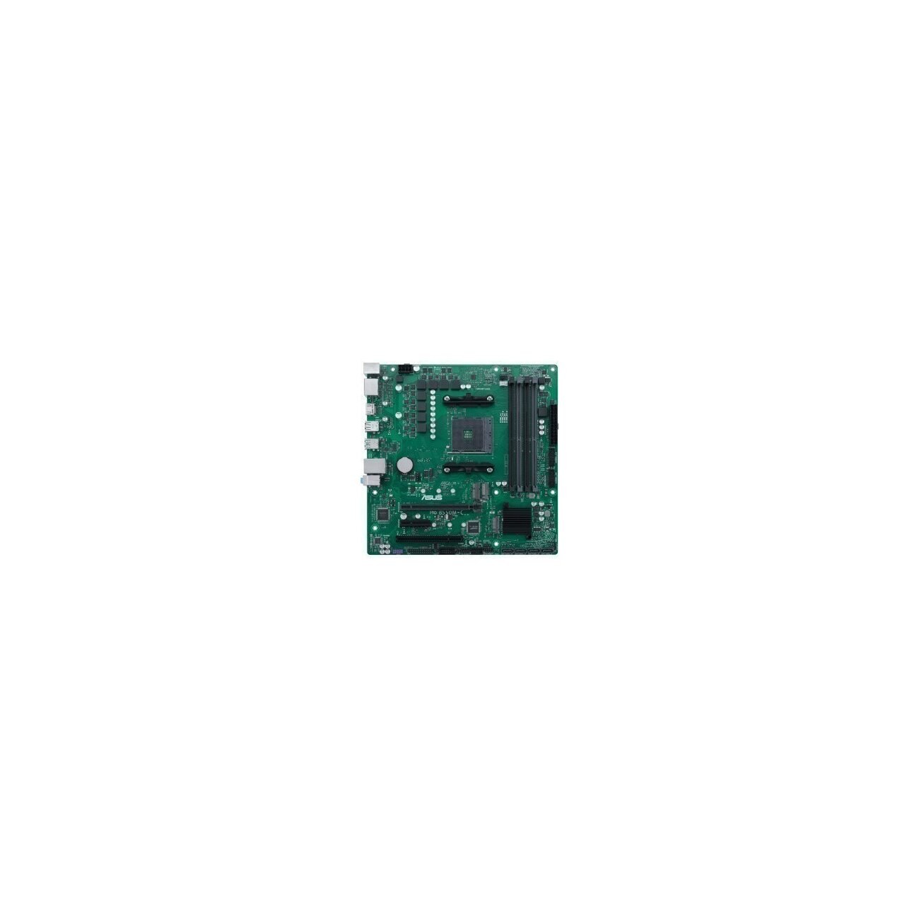 Материнская плата ASUS PRO B550M-C/CSM, AM4, AMD B550, 4xDDR4, 4xSATA, 2xM.2, 1xPCIe 4.0 x16, 1xPCIe 4.0 x4, 1xHDMI, 2xDP, 1x1Gb LAN, 1xUSB-C 10Gbps, 1xUSB-A 10Gbps, 2xUSB-A 5Gbps, 2xUSB-A 2.0, 3x3.5 мм, 7.1, mATX