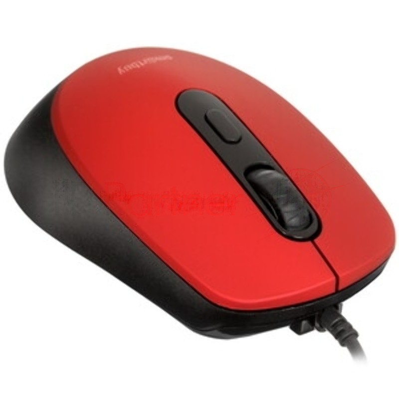 Мышь проводная беззвучная Smartbuy ONE 265-R красная, 40 SBM-265-R