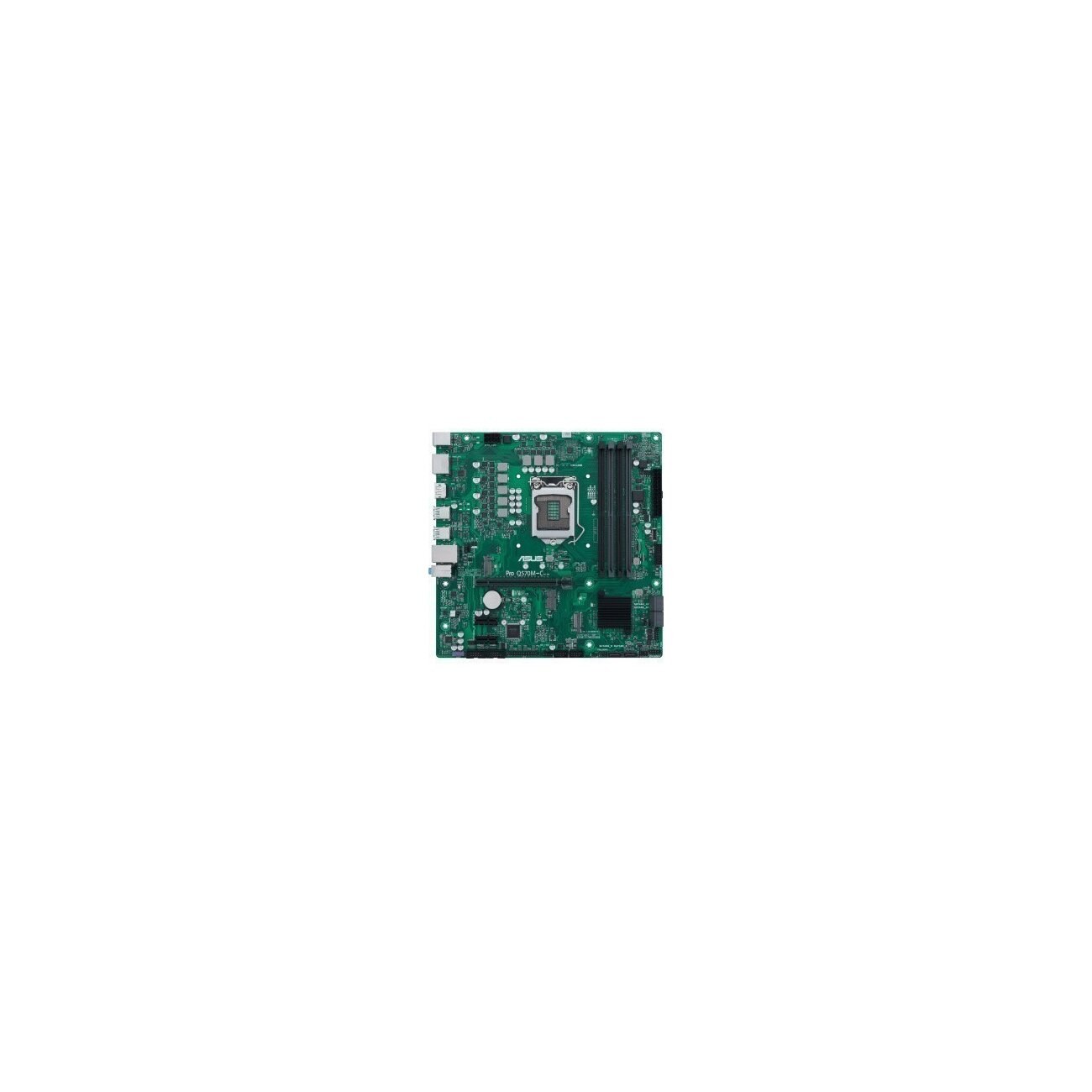 Материнская плата ASUS Pro Q570M-C/CSM, LGA1200, Intel Q570, 4xDDR4, 6xSATA, 2xM.2, 1xPCIe 4.0/3.0 x16, 2xPCIe 3.0 x1, 2xDisplayPort, 1xHDMI, 1x 1Gb LAN, 4xUSB 3.2 Gen 2 (Type-A), 2xUSB 2.0 (Type-A), 3x3.5 мм, 7.1, mATX