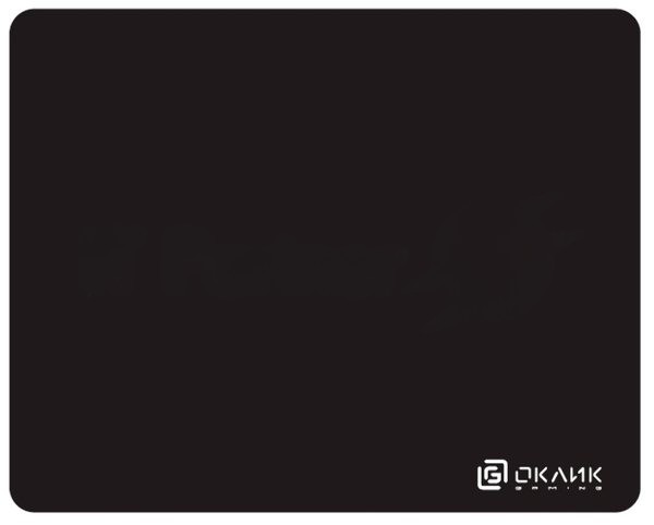 Коврик для мыши Oklick/Оклик OK-F0283 черный 280x225x3мм