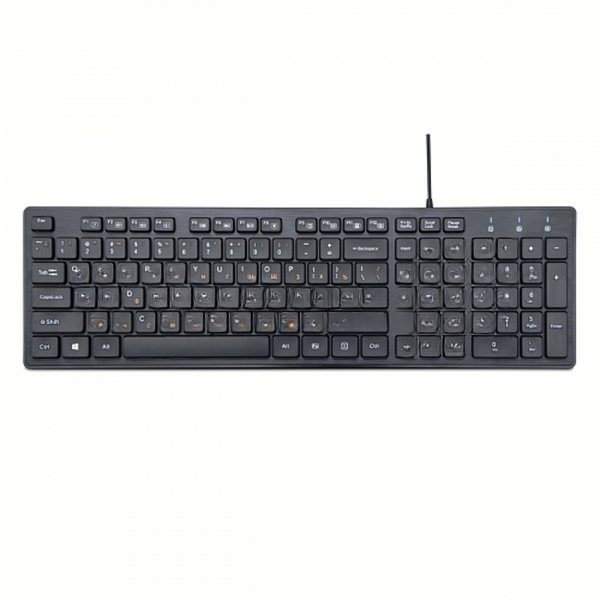 Клавиатура проводная Gembird KB-8360U, USB, черный