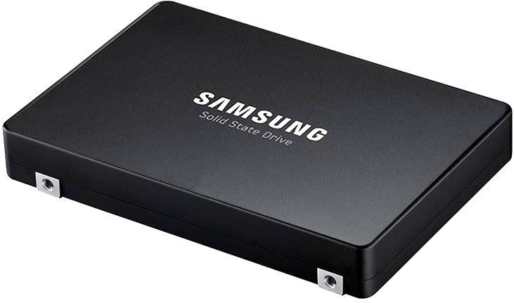 Накопитель SSD Samsung Enterprise, 3.84Tb, PCIe 3.1 x4, 2.5", U.2, NVMe, R/W 3200/2000