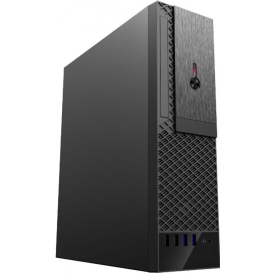 Компьютерный корпус с блоком питания 300Вт. Foxline FL-1001 mATX case, black, w/PSU TFX 300W, w/2xUSB2.0+2xUSB3.0, w/1xcombo audio, w/pwr cord, w/8cm FAN