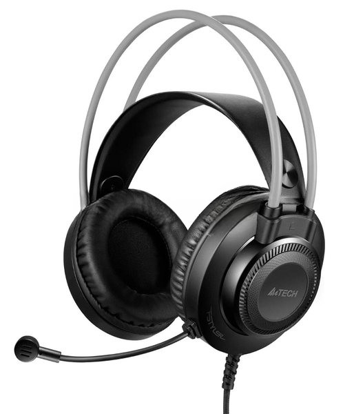 Гарнитура A4Tech Fstyler FH200i серый, проводная