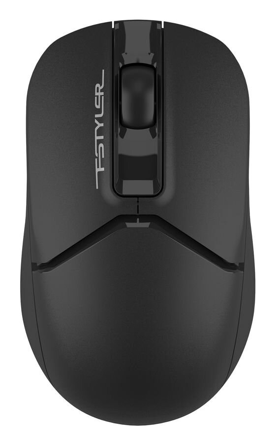 Мышь беспроводная A4Tech Fstyler FG12S черный, 1200 dpi, USB, радиоканал, кнопки - 3