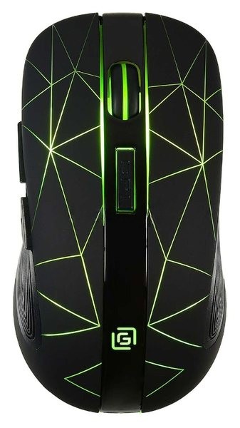 Мышь беспроводная Oklick 976GW черный, 3200 dpi, радиоканал, USB, кнопки - 6