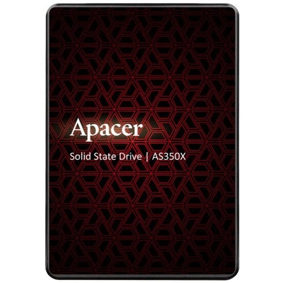 Накопитель SSD Apacer AS350X, 512Gb, 2.5", SATA III, R/W 560/540