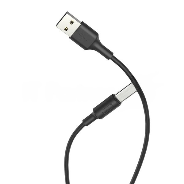 Кабель USB 2.0 HOCO X25, AM/Type-C, черный, 1м
